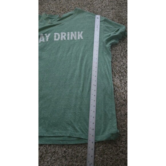Deep Eddy Vodka Day Drink T-shirt Mens Size 2X XXL Light Green Soft Threadfast - Picture 9 of 10